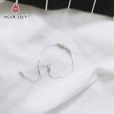 Lắc bạc BTS -  Ngọc Quý Gemstones