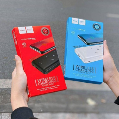 Pin Sạc Dự Phòng Không Dây Hoco J50 10.000mAh - Hàng Chính Hãng