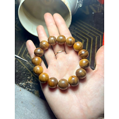 Vòng gỗ Bách Xanh - size 14li - Gỗ thơm - Đánh bóng tự nhiên