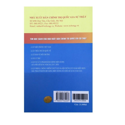 Sách - Luật Người Lao Động Việt Nam Đi Làm Việc ở Nước Ngoài Theo Hợp Đồng - NXB Chính Trị Quốc Gia