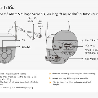 Camera IMOU CRUISER SE S21FP S41FP tích hợp mic, theo dõi đối tượng - Hàng chính hãng