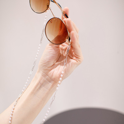 Chuỗi đeo gọng giữ kính chống rơi vỡ dây đeo kính đeo khẩu trang đa năng chuỗi ngọc trai nhỏ so cool