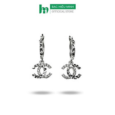 Hoa Tai, Bông Tai Trẻ Em Chữ X Bạc S925 Chính Hãng Bạc Hiểu Minh HT372
