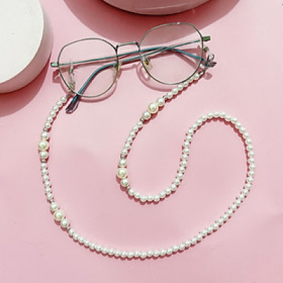 Dây kính thời trang chuỗi ngọc trai abs chuỗi đeo khẩu trang đeo mặt nạ thời trang khí chất Hàn Quốc