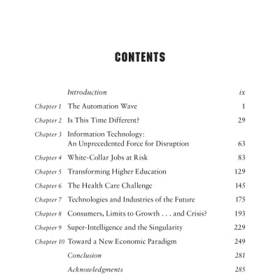 Rise Of The Robots: Technology And The Threat Of A Jobless Future
