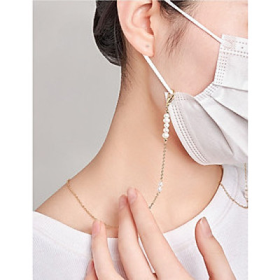 Glasses chain chuỗi giữ kính thời trang đeo cổ dây buộc gọng kính chống rơi rớt hạt châu nhỏ xinh đẹp