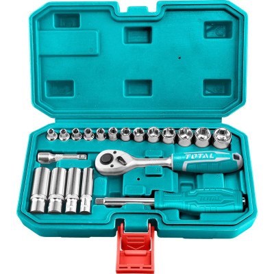 BỘ 20 ĐẦU TUÝP 1/4 INCH TOTAL THT141201 - HÀNG CHÍNH HÃNG