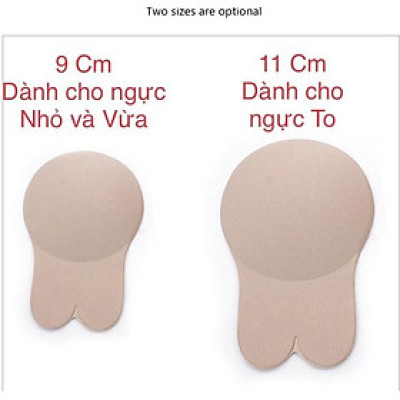 Miếng dán ti silicon bọc vải tai thỏ kết hợp kéo ngực siêu tiện lợi bám dính cực tốt