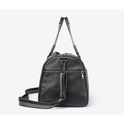 Túi trống du lịch BHM4014 Da bò thật, có ngăn để giày riêng.