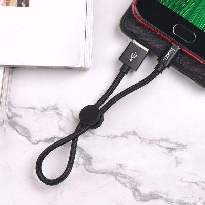 Cáp Sạc Nhanh Micro-USB Hoco X35 Ngắn 25CM - Cho Android, Samsung, Xiaomi, Oppo,... - Hàng Chính Hãng