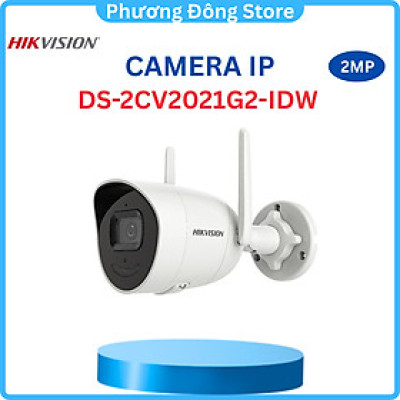 Camera IP Wifi Ngoài Trời HIKVISION DS-2CV2021G2-IDW 2MP Chống Nước - Hàng Chính Hãng