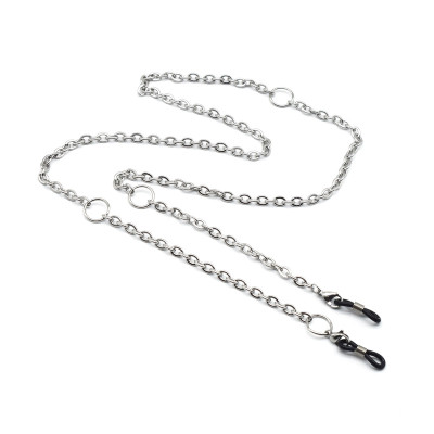 Dây đeo gọng kính titan sáng bóng không gỉ vòng tròn phong cách punk retro cá tính