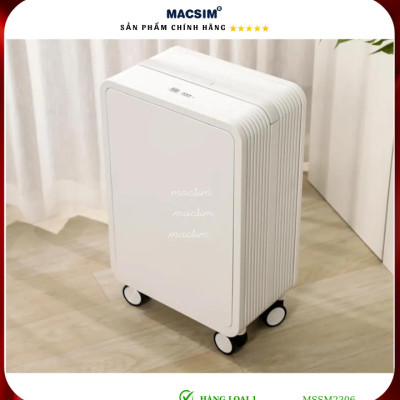 Vali cao cấp Macsim SMLV2306 cỡ 20 inch màu trắng, màu xanh, màu tím - Hàng loại 1