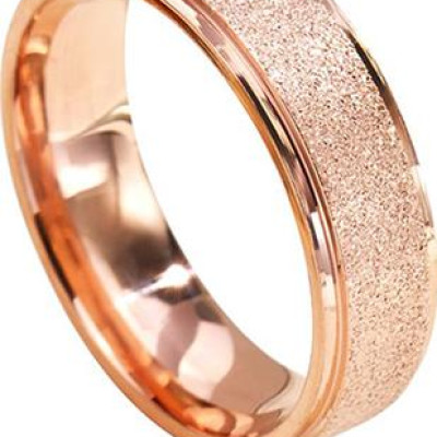 Nhẫn cặp mạ cát NC123 Size 8