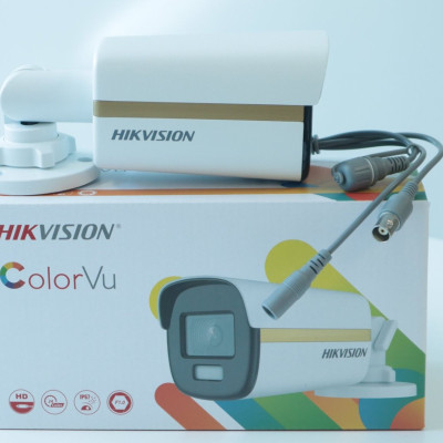 Camera HDTVI ColorVu Có Màu Ban Đêm 2MP HIKVISION DS-2CE12DF3T-F_Hàng Chính Hãng