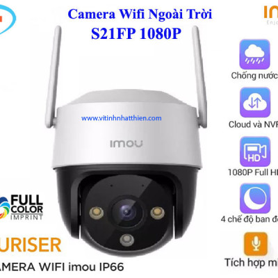 Camera IMOU S21FP S41FP tích hợp mic, phát hiện chuyển động, chống nước IP66 - Hàng chính hãng 