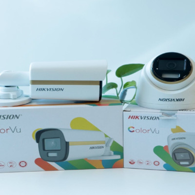 Camera HDTVI ColorVu Có Màu Ban Đêm 2MP HIKVISION DS-2CE12DF3T-F_Hàng Chính Hãng