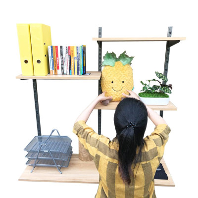 Kệ Ray Tường SMLIFE Railshelf Kiêm Bàn Làm Việc RTH120 - Kệ Treo Tường Tùy Biến Kích Thước & Vị Trí Hiện Đại Cho Căn Hộ Nhỏ