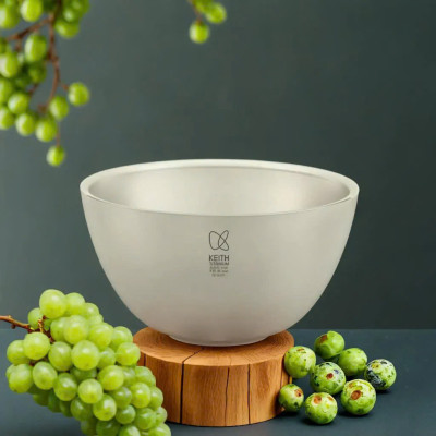 Tô chén ăn cách nhiệt 2 lớp Titanium Keith Ti5354 - 550ml