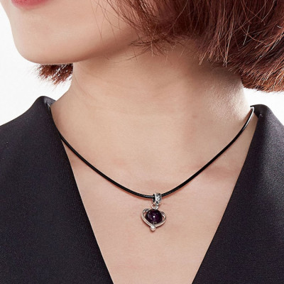 Bộ Bông Tai Và Mặt Dây Chuyền Thạch Anh Tím Ngọc Quý Gemstones BT4