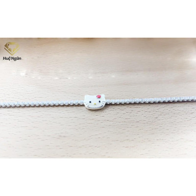 Lắc tay bạc 925 Huệ Ngân - Mèo Kitty X12