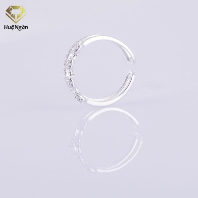 Nhẫn bạc Ý 925 Huệ Ngân - Bông hoa free size RR1309