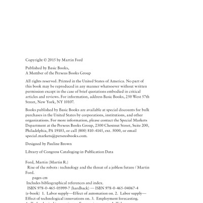 Rise Of The Robots: Technology And The Threat Of A Jobless Future