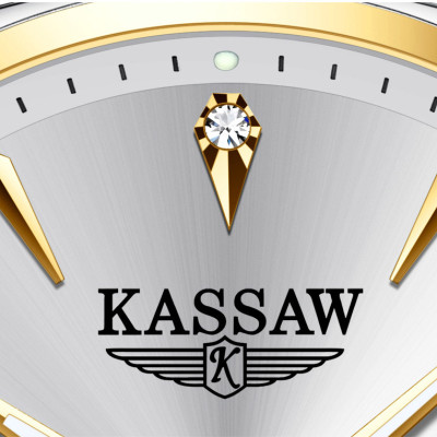 Đồng hồ nam chính hãng KASSAW K222-1 (Mạ vàng 24k)