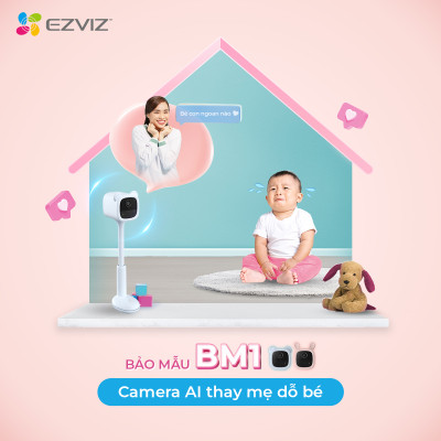 Camera Baby Trông Trẻ EZVIZ BM1 1080P - Hàng Chính Hãng