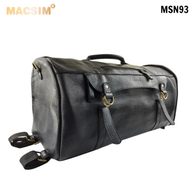 Túi Da Thật Du Lịch Macsim MSN93 – Da Bò Nguyên Miếng | Cổ Điển – Thủ Công – Chính Hãng