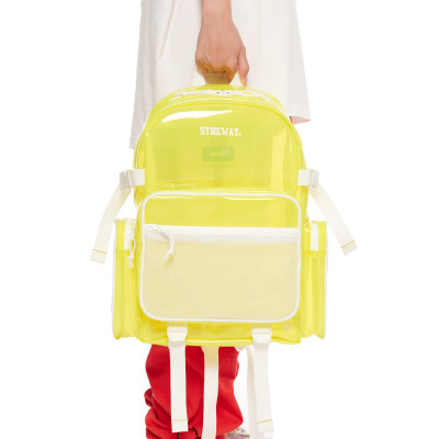 Balo 5THEWAY Trong Suốt Form Rocket Vàng aka /plastic/ ROCKET BACKPACK in YELLOW