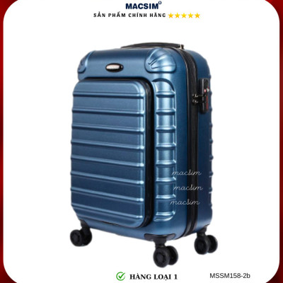 Vali cao cấp Macsim Smooire MSSM158-2b cỡ 20 inch màu (shiny blue) - Hàng loại 1