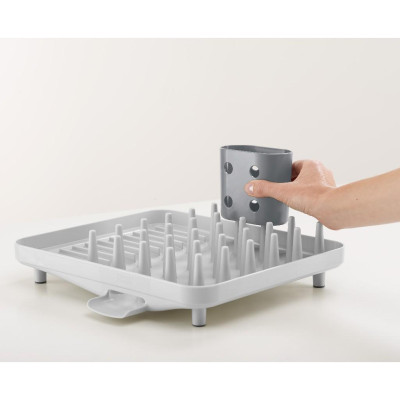Kệ úp chén bát mini Joseph Joseph Duo Compact (Grey) - 006650