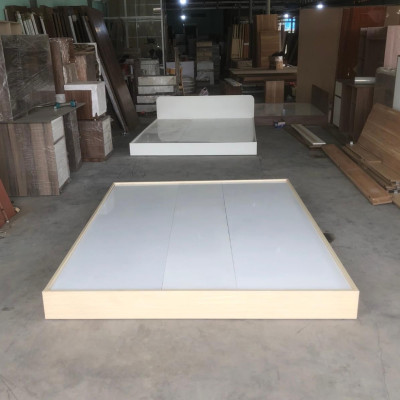 Giường ngủ gỗ đơn giản giá rẻ Juno Sofa 