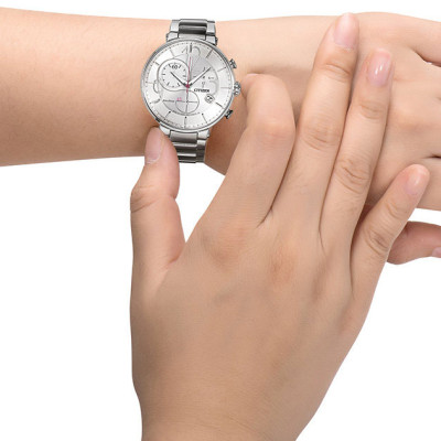 Đồng Hồ Nữ Citizen Dây Thép Không Gỉ FB1200-51A - Mặt Trắng (Sapphire)