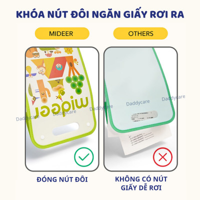 Túi Đựng Tài Liệu nhiều ngăn Mideer Accordion Folder cho bé cầm tay tiện lợi