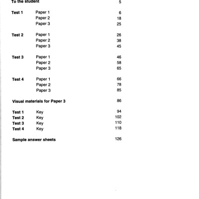 Cambridge Key English Test 3 with Answers 