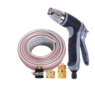 Vòi phun xịt rửa xe, tưới cây chuyên nghiệp 7-10m 206817 (cút đồng nối đồng)