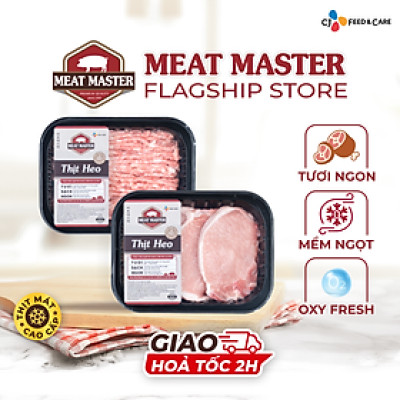 Combo Heo tiết kiệm Thịt xay -  Cốt lết Meat Master (400 G) - Giao nhanh