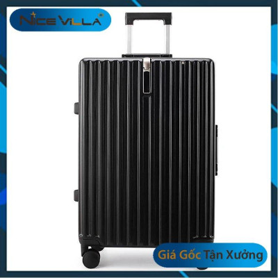 [Hỏa Tốc HCM] Vali Thời Trang Nhựa Dẻo PP Nice villa Chống Va Đập Size 20inch & 24inch