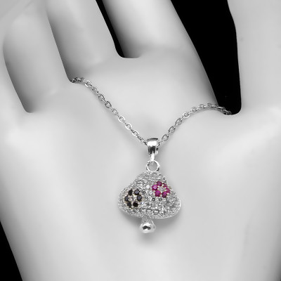 Dây Và Mặt Dây Chuyền Bạc Hiểu Minh DMD344 hình cây nấm