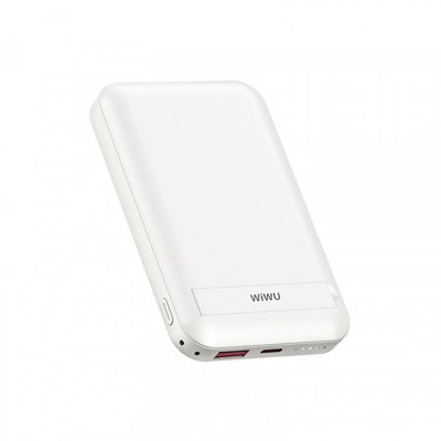 Pin sạc dự phòng không dây hỗ trợ Magnetic từ tính sạc nhanh 22.5W dung lượng 10.000 mAh trang bị cổng PD Type C hiệu WIWU Snap Cube - Thiết kế nhỏ gọn, trang bị giá đỡ, nhiều màu sắc đa dạng - Hàng nhập khẩu