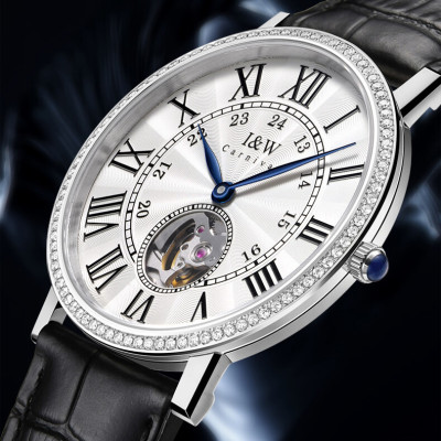 Đồng Hồ Nam I&W Carnival 667G Chính Hãng Full Box Chống Nước Kính Chống Xước Dây Da Cao Cấp BH 60T (Máy Cơ Tự Động)