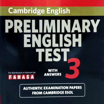 Cambridge Preliminary English Test 3 Student