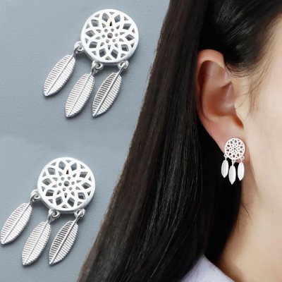 Khuyên tai bông tai dream catcher phong cách boho