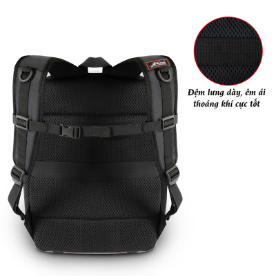 Balo laptop thời trang, balo học sinh cấp 3 Xbags Xb 3101