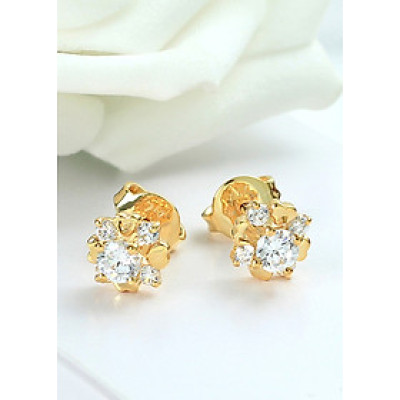 Bông Tai Vàng tây E1003 LuxJy Jewelry