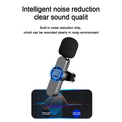 Bộ Micro Thu Âm Cài Áo Không Dây (2 Mic) Cho Điện Thoại Iphone IOS Cổng Lightning Máy Tính, Máy Ảnh Chống Ồn Dùng Quay Tiktok, Livestream, Ghi Âm, Quay Video  Thu Âm To, Tiếng Trong Veo Thích Hợp Cho 1 Hoặc 2 Người Ở Khoảng Cách Xa – Hàng Nhập Khẩu
