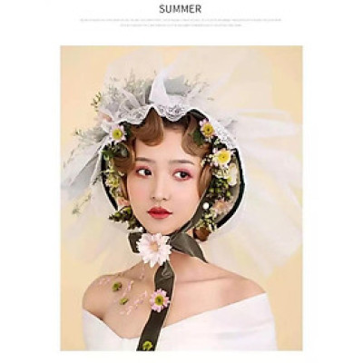 Mũ Cô dâu chụp beauty