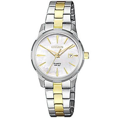 Đồng Hồ Nữ Citizen Dây Thép Không Gỉ EU6074-51D - Mặt Xà Cừ 